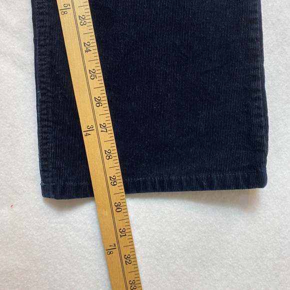 J. Crew Bootcut Corduroy Pants Womens Size 31R Navy Blue Favorite Fit - Picture 7 of 9